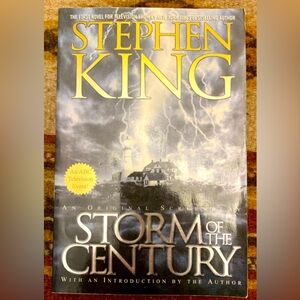 KING - STEPHEN KING • SK • STORM OF THE CENTURY • PB PAPERBACK NOVEL BOOK ⚡️